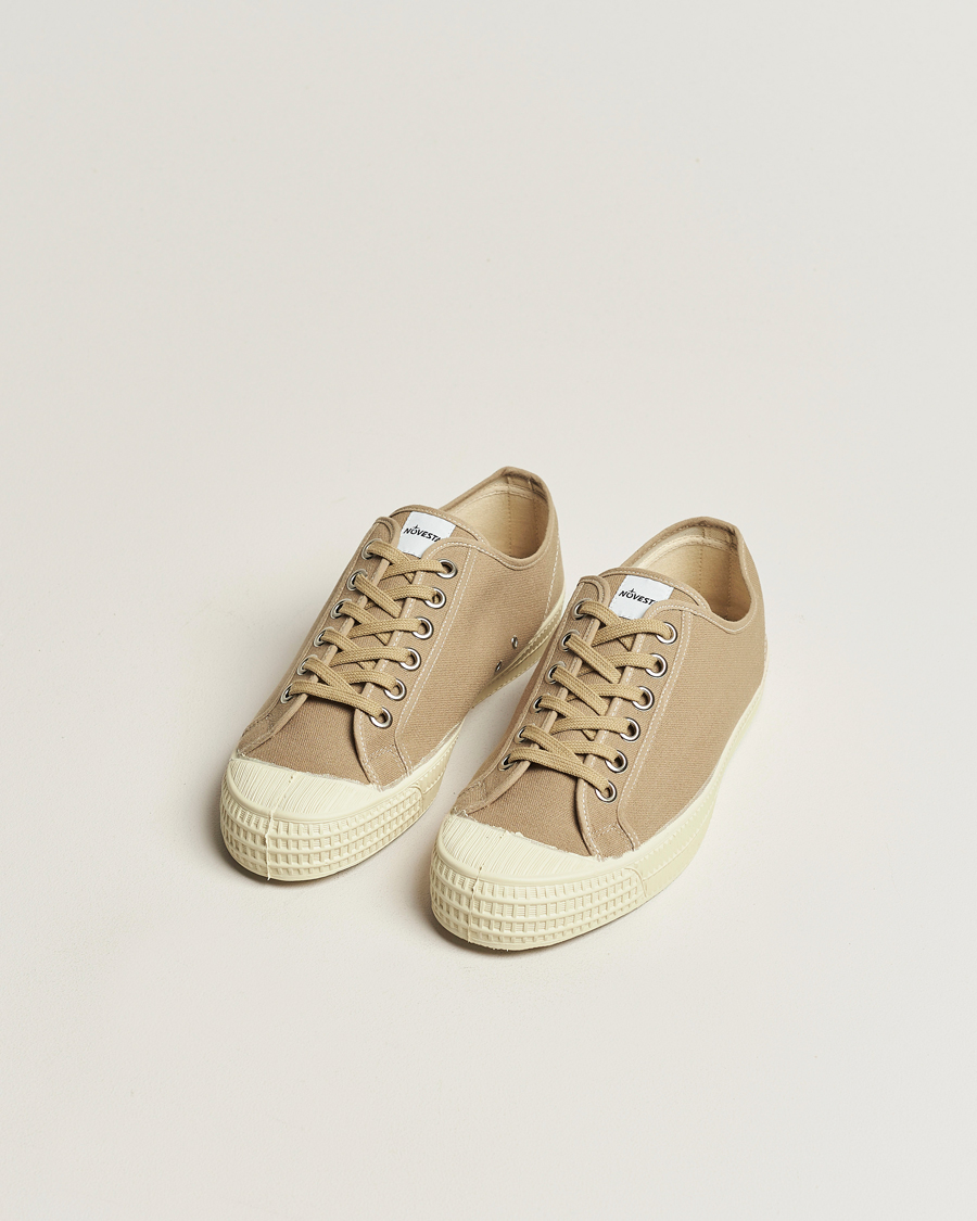 Herre | Sneakers med lavt skaft | Novesta | Star Master Contrast Seam Sneaker Beige