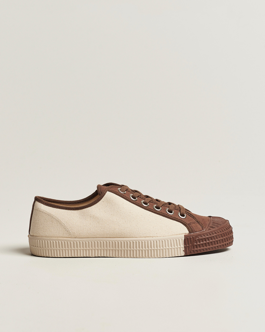 Herre | Novesta Star Master Coloured Toe Sneaker Brown/Wheat | Novesta | Star Master Coloured Toe Sneaker Brown/Wheat