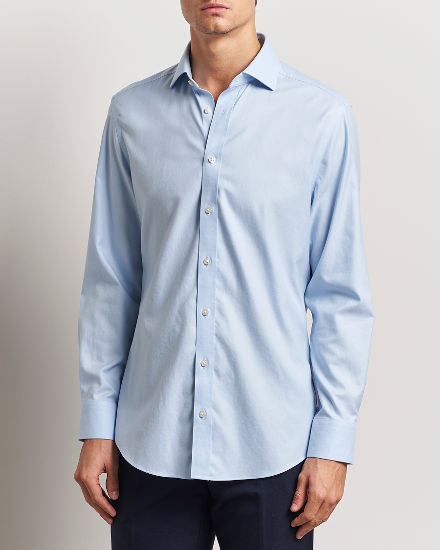Herre | Skjorter | Charles Tyrwhitt | Slim Fit Non Iron Cotton Twill Shirt Sky