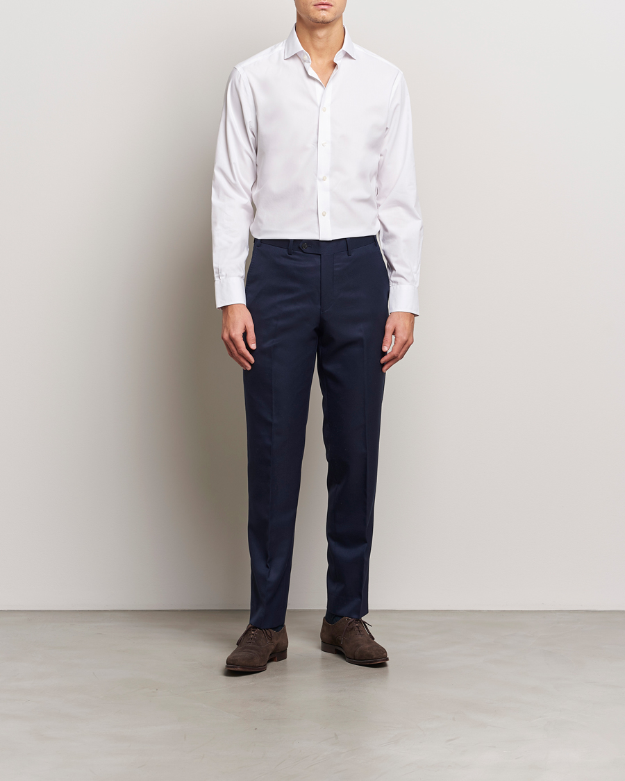 Herre | Skjorter | Charles Tyrwhitt | Slim Fit Non Iron Poplin Cut Away Shirt White