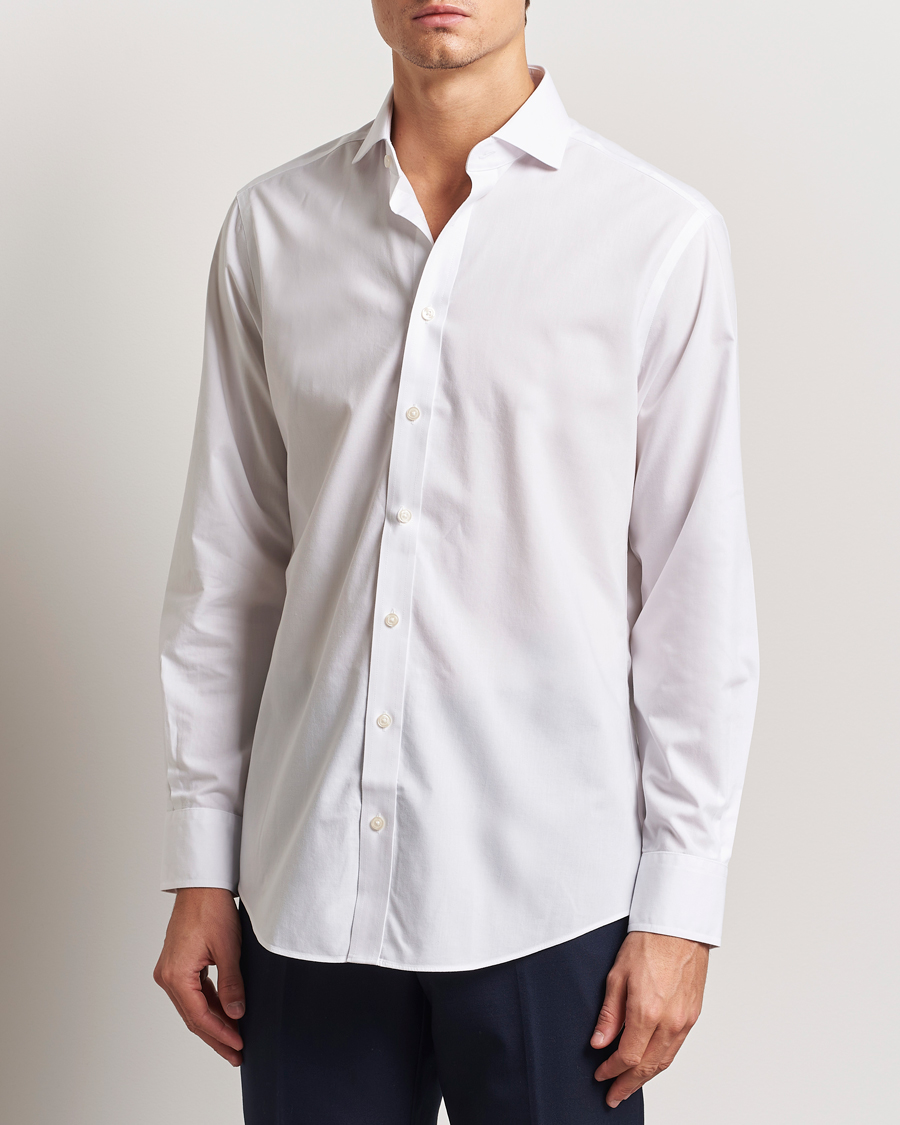 Herre | Skjorter | Charles Tyrwhitt | Slim Fit Non Iron Poplin Cut Away Shirt White