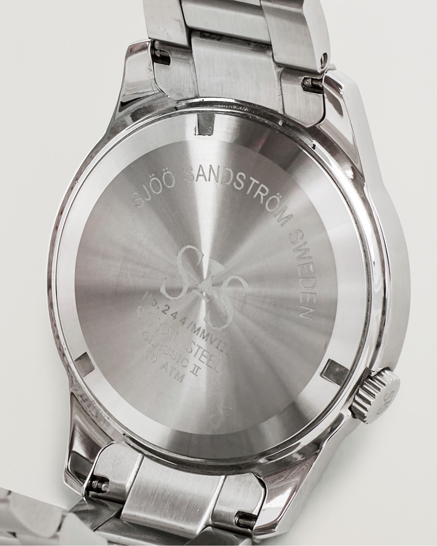 Herre | Pre-Owned & Vintage Watches | Sjöö Sandström Pre-Owned | Royal Steel 41mm Silver