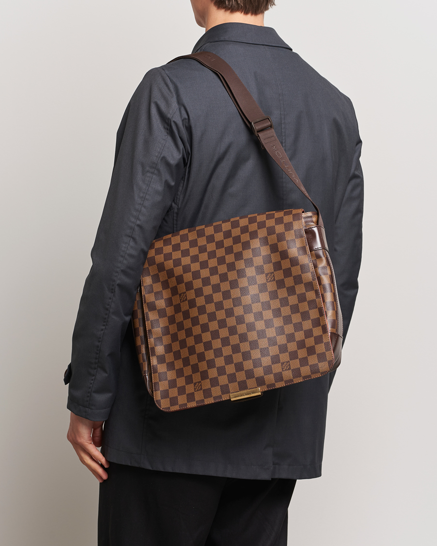 Herre | Louis Vuitton Pre-Owned Abbesses Messenger Bag Damier Ebene | Louis Vuitton Pre-Owned | Abbesses Messenger Bag Damier Ebene