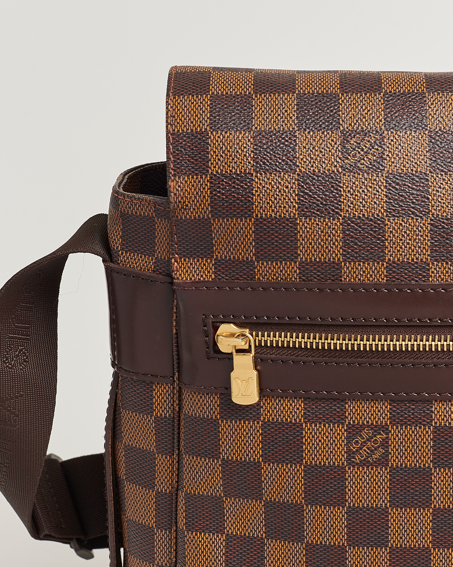 Herre | Louis Vuitton Pre-Owned Abbesses Messenger Bag Damier Ebene | Louis Vuitton Pre-Owned | Abbesses Messenger Bag Damier Ebene