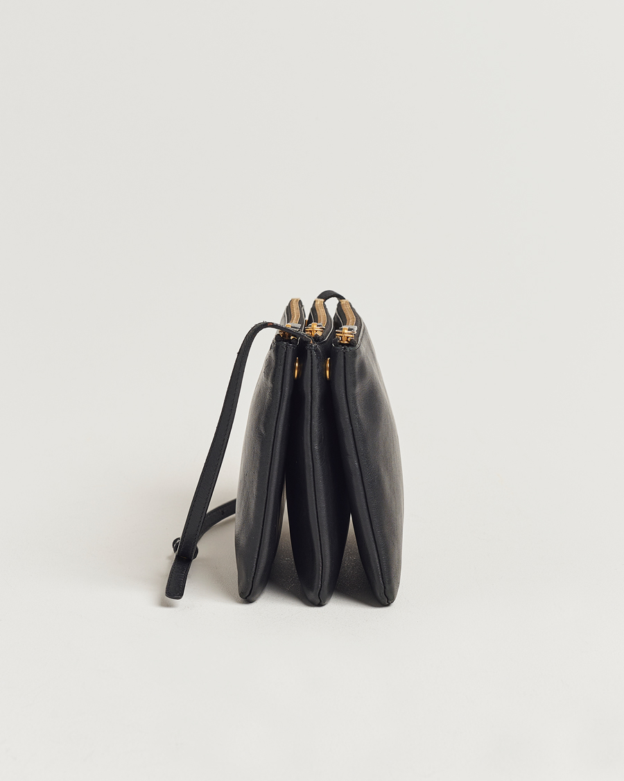 Herre | Celine Pre-Owned Trio Leather Handbag Black | Celine Pre-Owned | Trio Leather Handbag Black