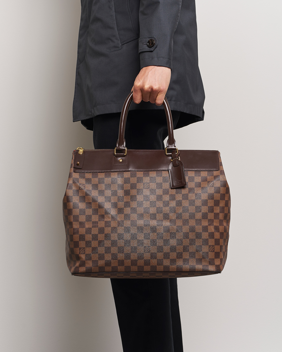 Herre | Pre-owned Tilbehør | Louis Vuitton Pre-Owned | Greenwich PM Weekendbag Damier Ebene