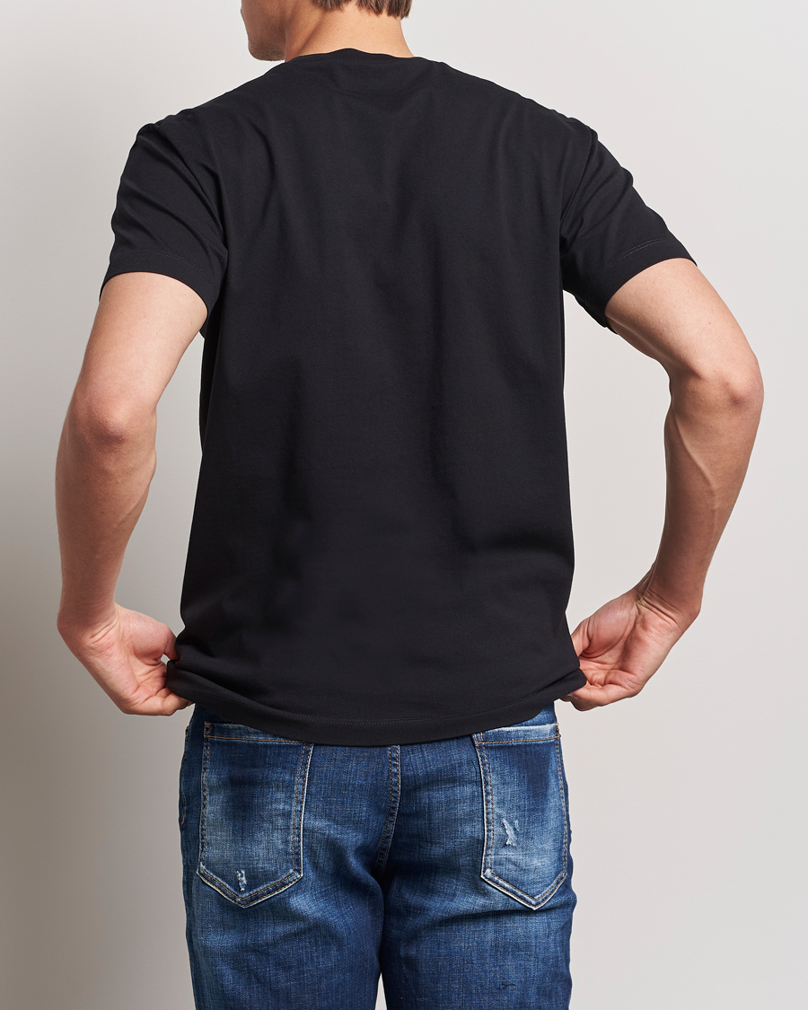 Herre | T-Shirts | Dsquared2 | Horror Leaf T-Shirt Black