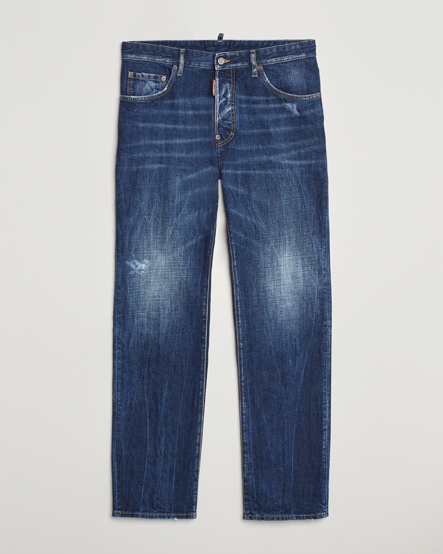 Herre | Jeans | Dsquared2 | 642 Loose Jeans Medium Blue
