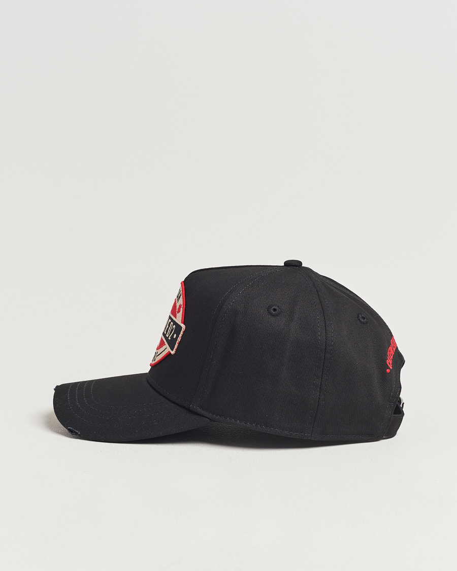 Herre | Dsquared2 Brothers Logo Baseball Cap Black | Dsquared2 | Brothers Logo Baseball Cap Black