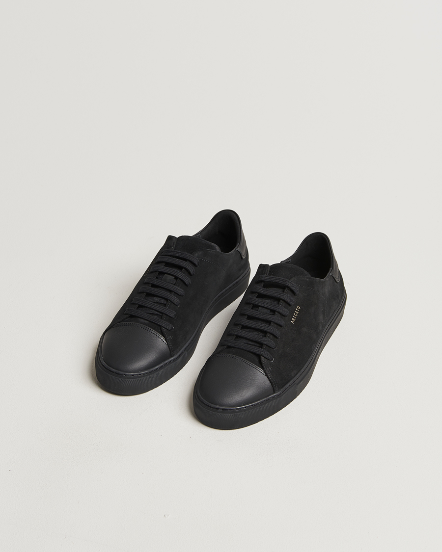 Herre | Axel Arigato Clean 90 Suede Cap Sneaker Black | Axel Arigato | Clean 90 Suede Cap Sneaker Black