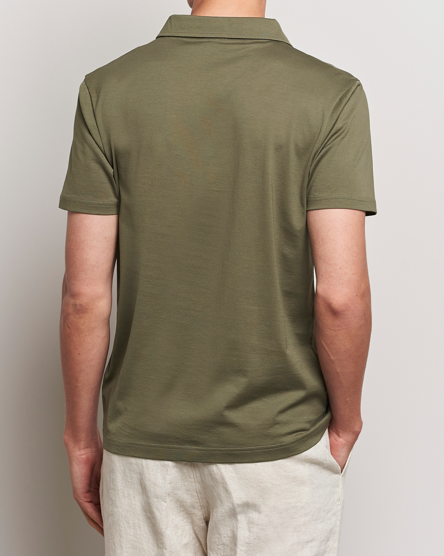 Herre | Polotrøjer | Sunspel | Cotton Jersey Polo Khaki