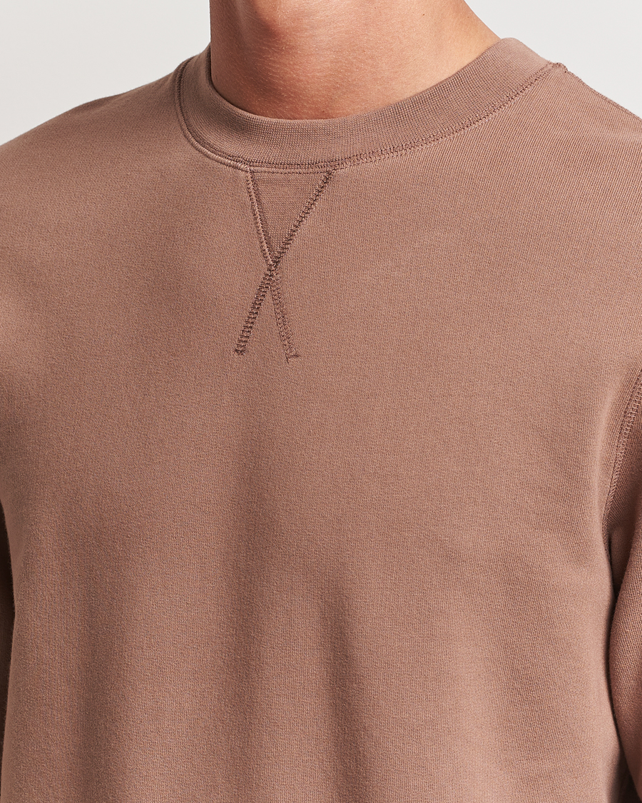Herre | Trøjer | Sunspel | Loopback Sweatshirt Dark Sand