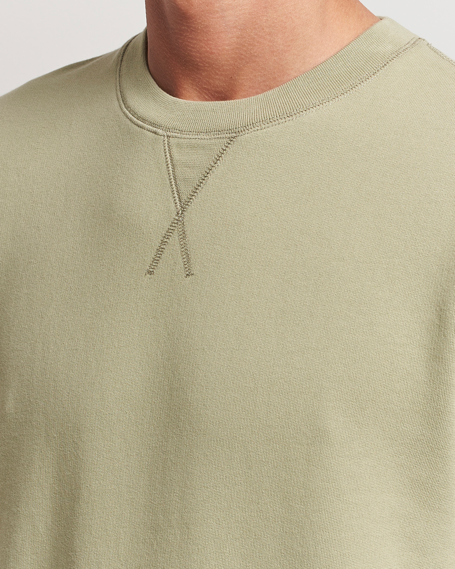 Herre | Trøjer | Sunspel | Loopback Sweatshirt Pale Khaki