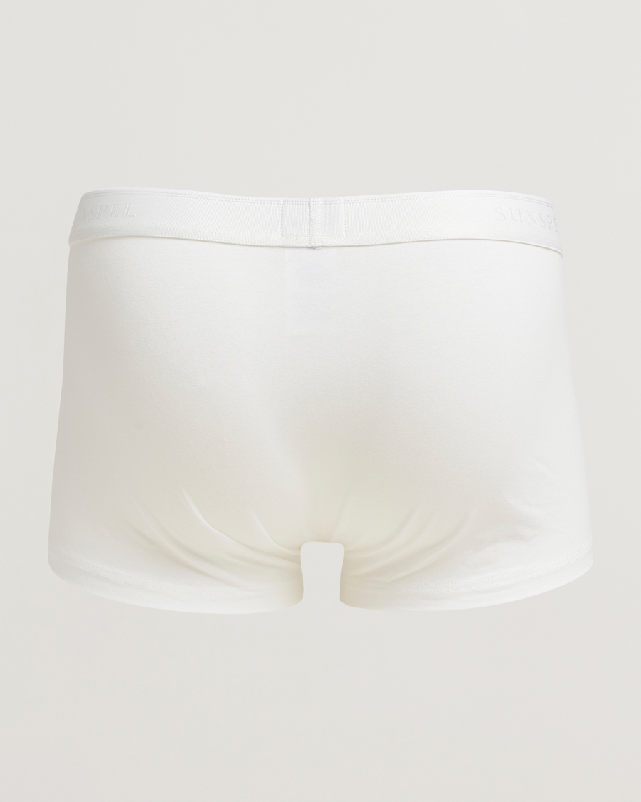 Herre | Undertøj | Sunspel | 3-Pack Cotton Stretch Trunk White