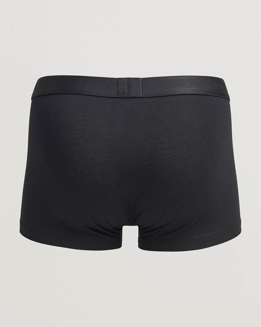 Herre | Undertøj | Sunspel | 3-Pack Cotton Stretch Trunk Black