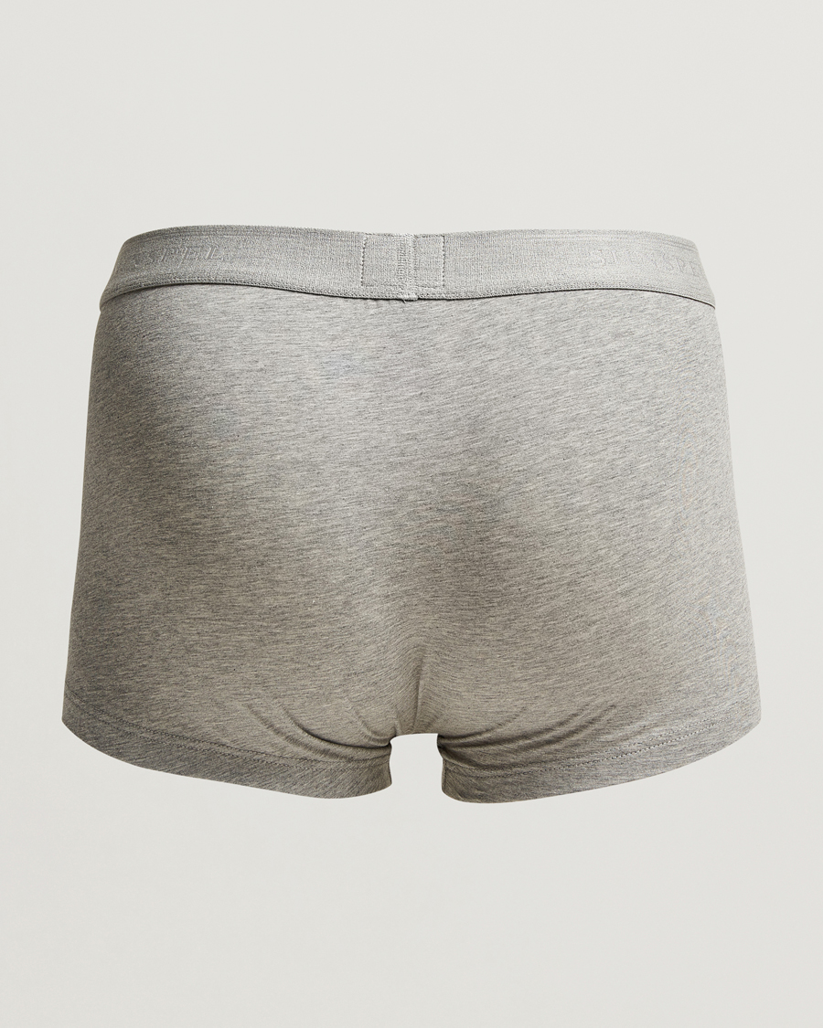 Herre | Undertøj | Sunspel | 3-Pack Cotton Stretch Trunk Grey