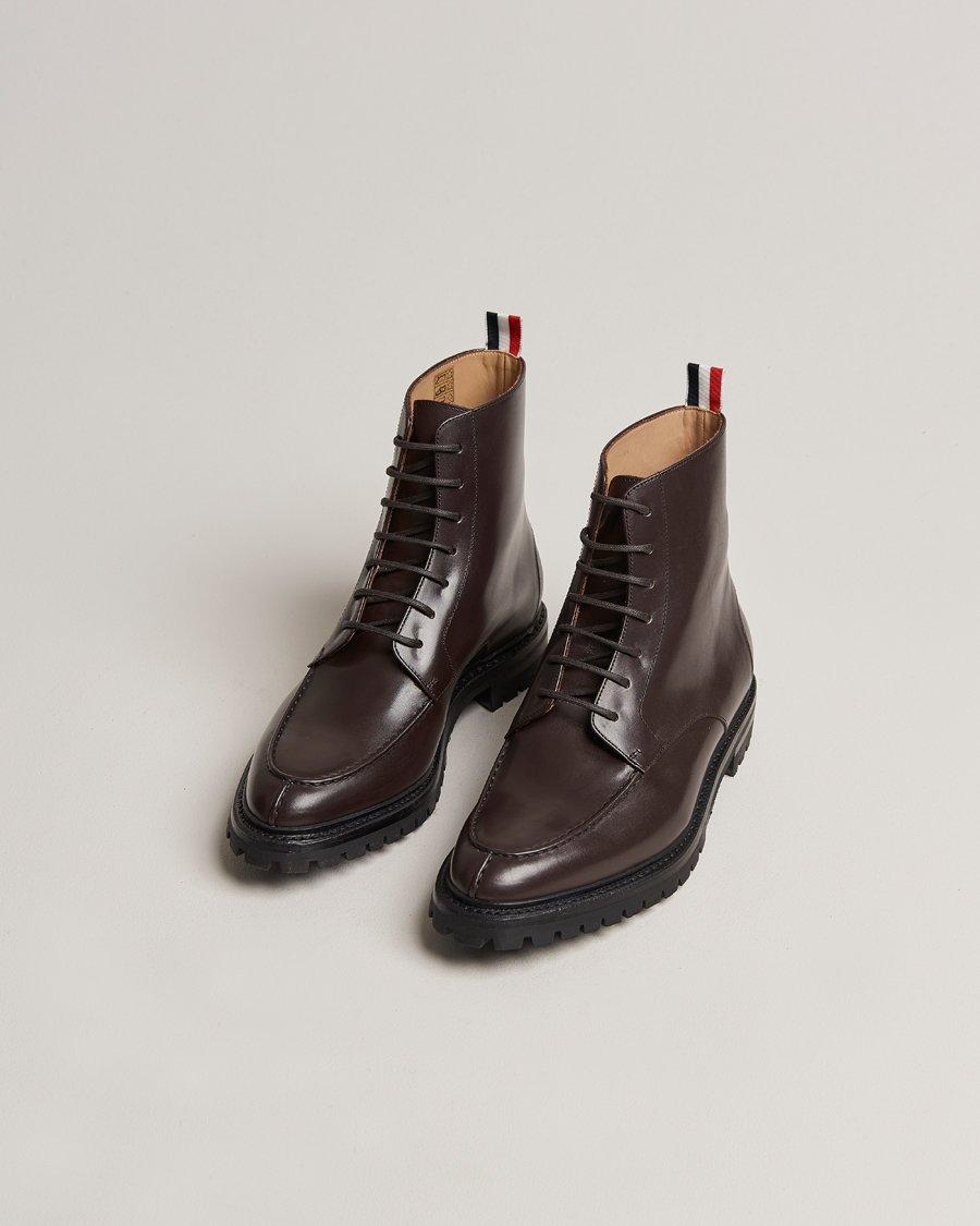 Herre | Thom Browne Apron Stitch Commando Boots Brown | Thom Browne | Apron Stitch Commando Boots Brown