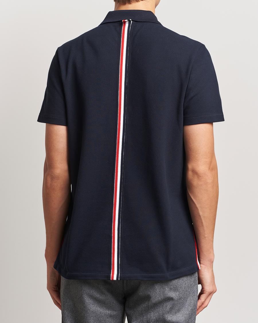 Herre | Polotrøjer | Thom Browne | Relaxed Fit Short Sleeve Polo Navy