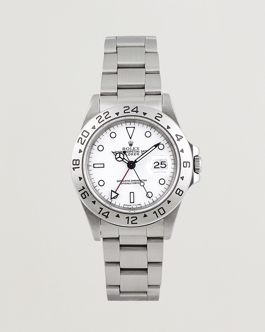 Herre | Rolex Pre-Owned Explorer II 16570 Silver | Rolex Pre-Owned | Explorer II 16570 Silver