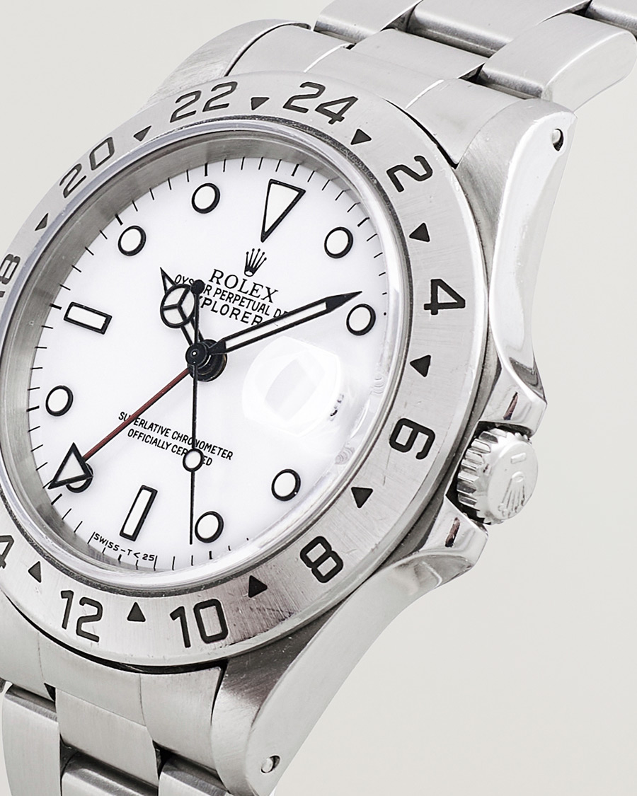 Herre | Rolex Pre-Owned Explorer II 16570 Silver | Rolex Pre-Owned | Explorer II 16570 Silver