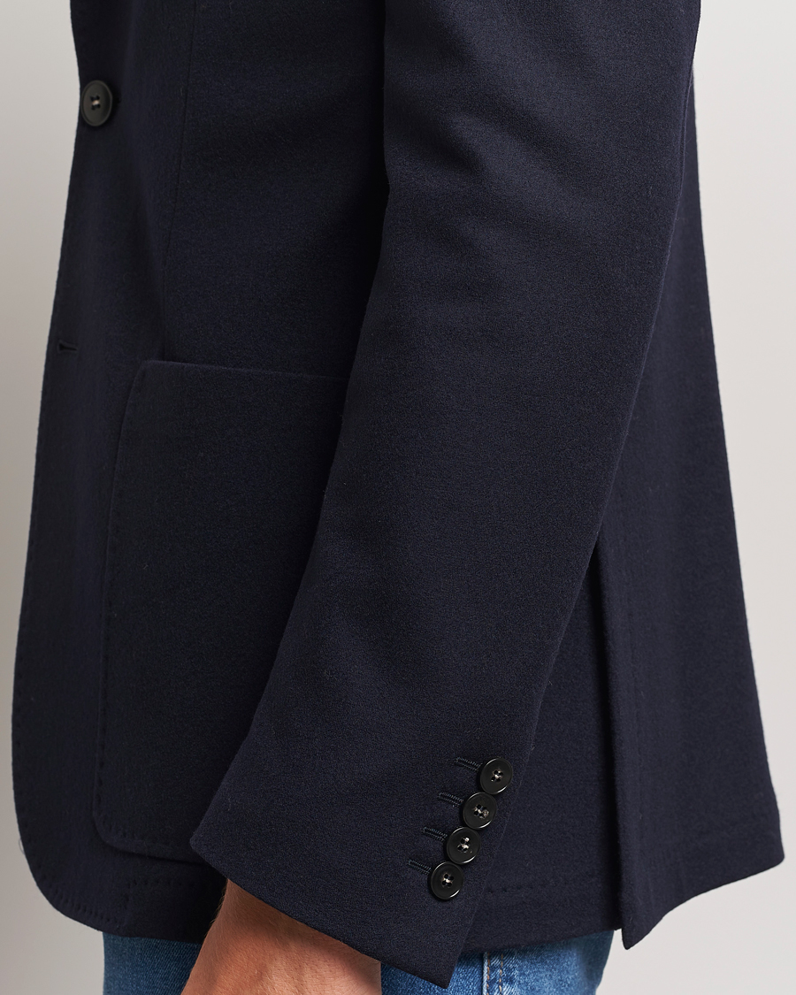 Herre | Blazere & jakker | Canali | Soft Wool Jersey Blazer Navy