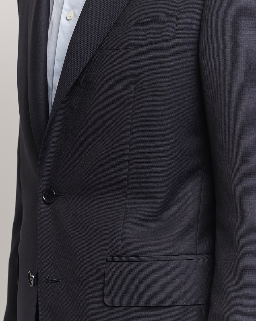 Herre | Jakkesæt | Canali | Super 130s Wool Capri Suit Navy