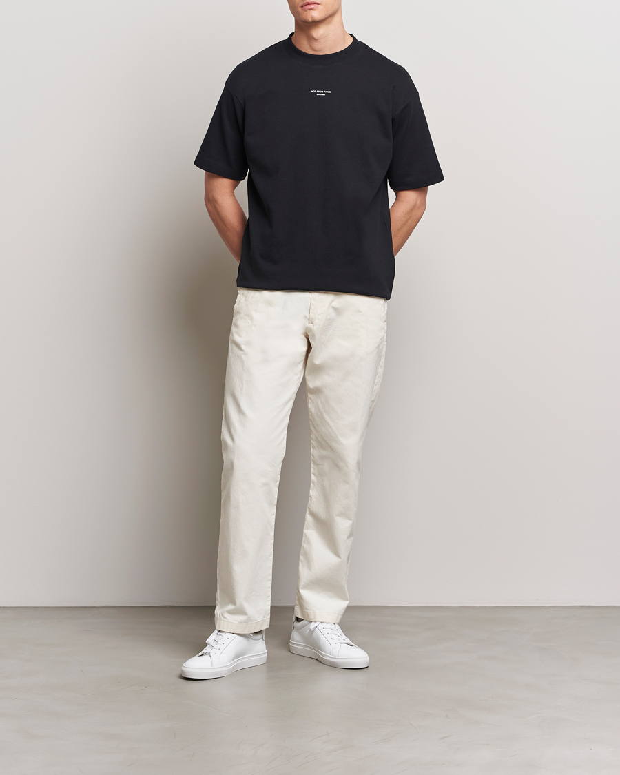 Herre | T-Shirts | Drôle de Monsieur | Classic Slogan T-Shirt Black