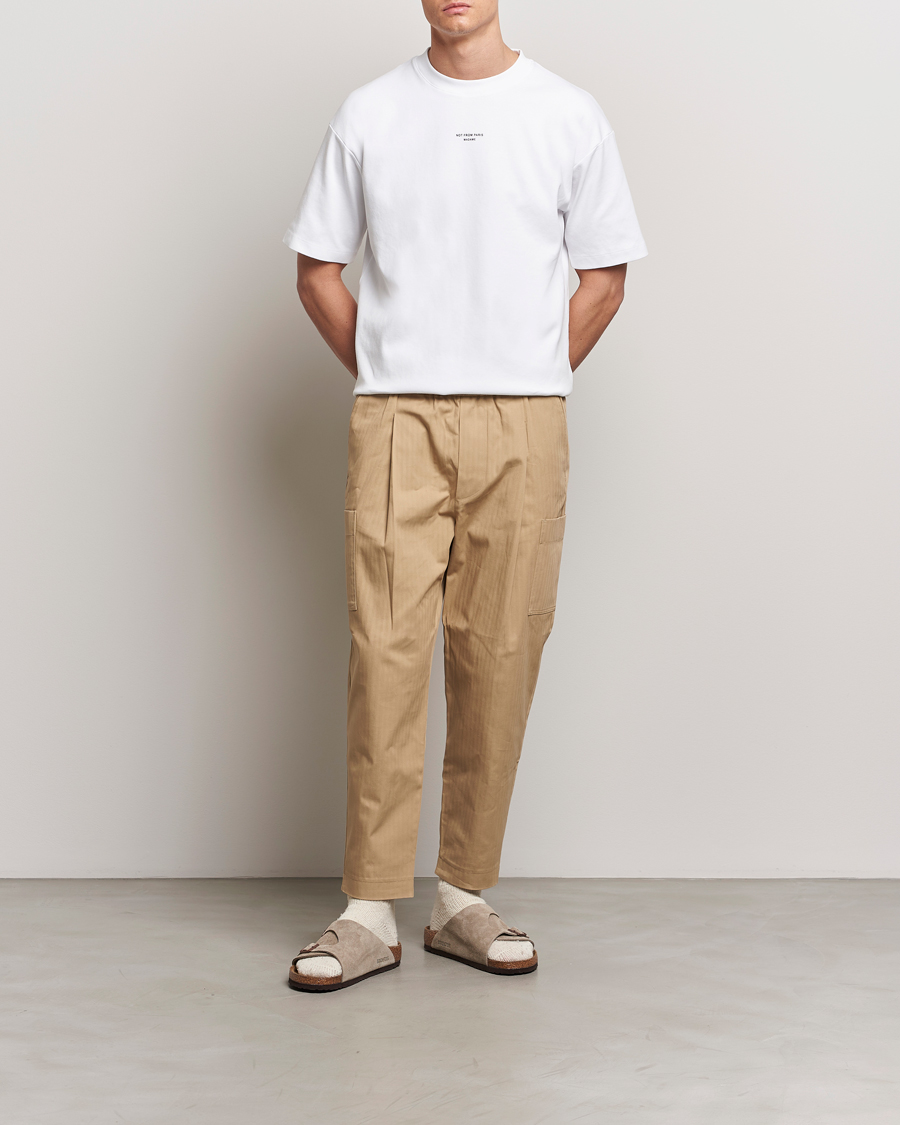 Herre | T-Shirts | Drôle de Monsieur | Classic Slogan T-Shirt Optic White