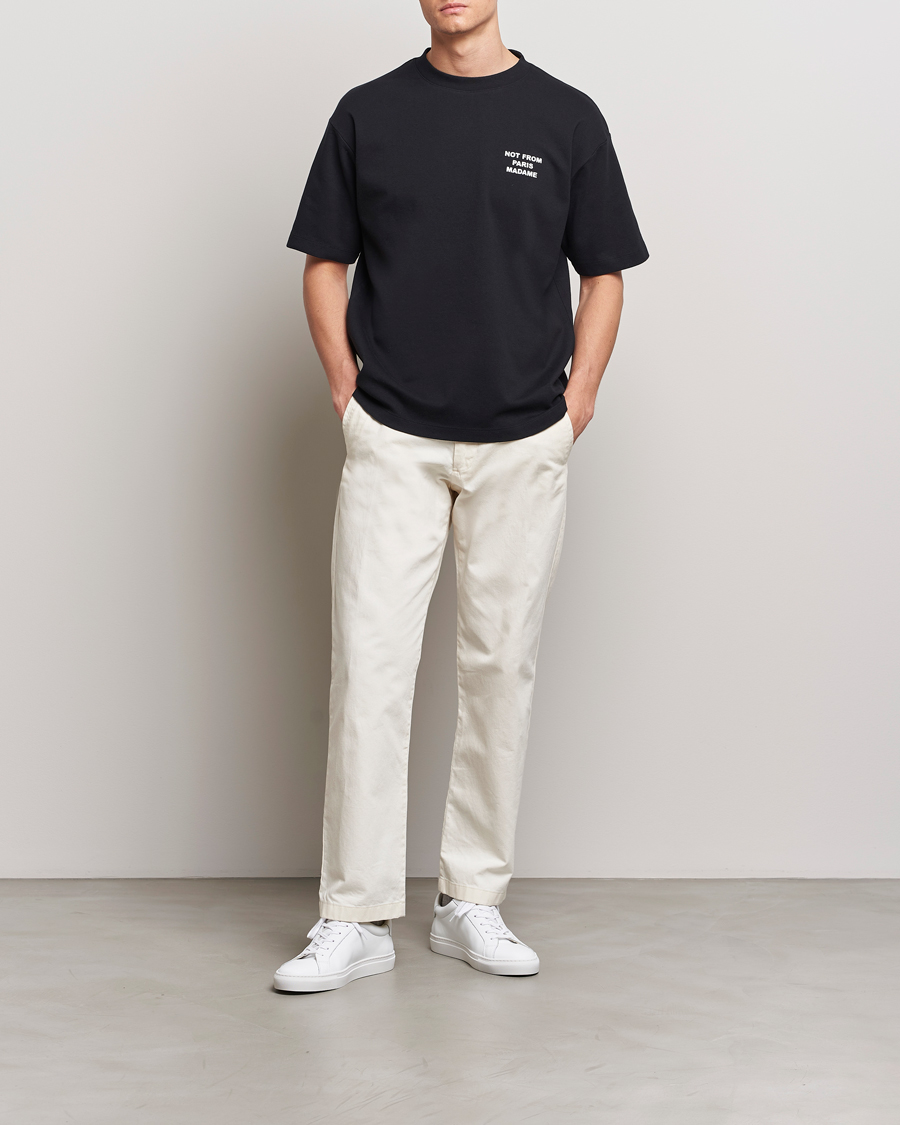 Herre | T-Shirts | Drôle de Monsieur | Slogan T-Shirt Black