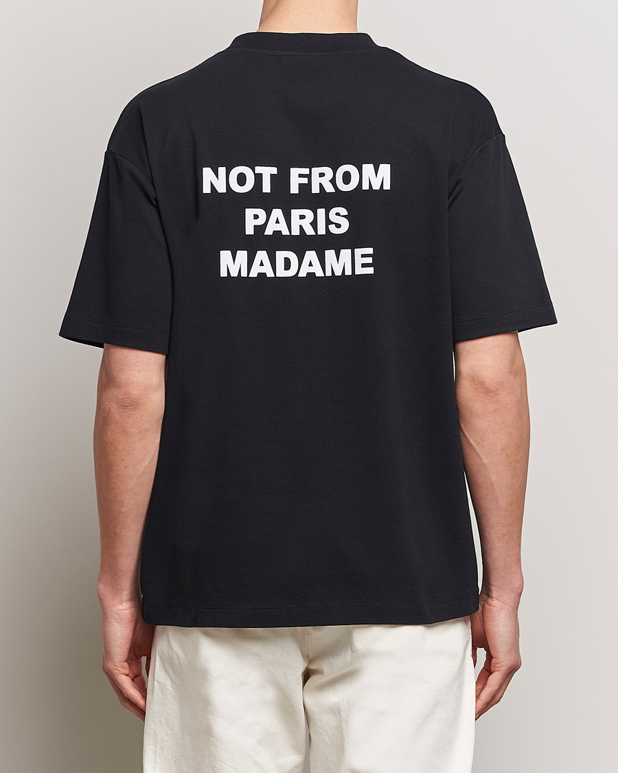 Herre | T-Shirts | Drôle de Monsieur | Slogan T-Shirt Black