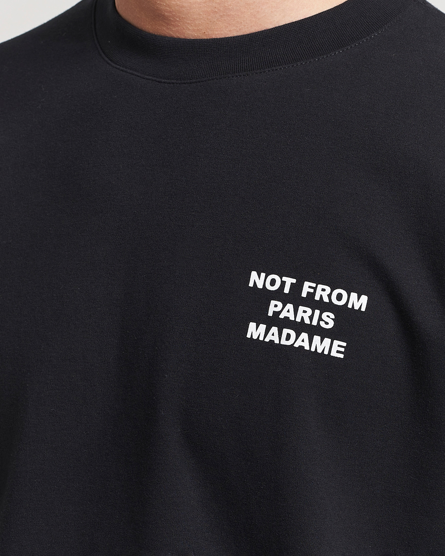 Herre | T-Shirts | Drôle de Monsieur | Slogan T-Shirt Black