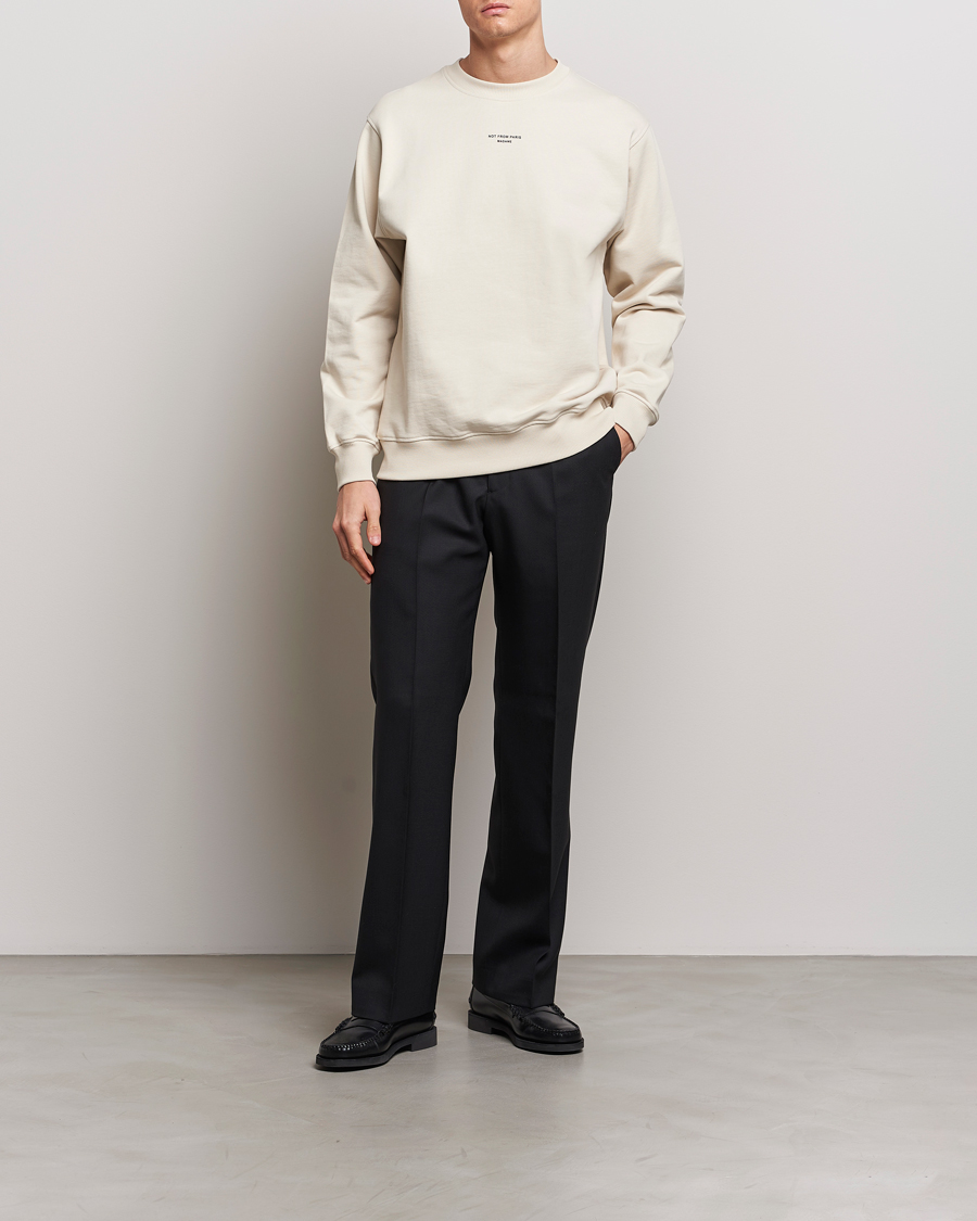 Herre | Trøjer | Drôle de Monsieur | Classic Slogan Sweatshirt Mastic