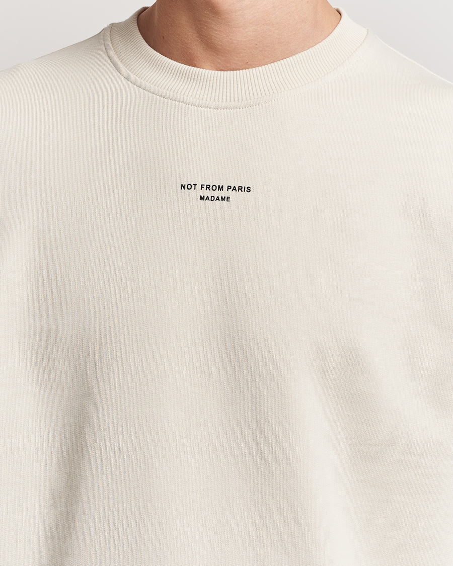 Herre | Trøjer | Drôle de Monsieur | Classic Slogan Sweatshirt Mastic