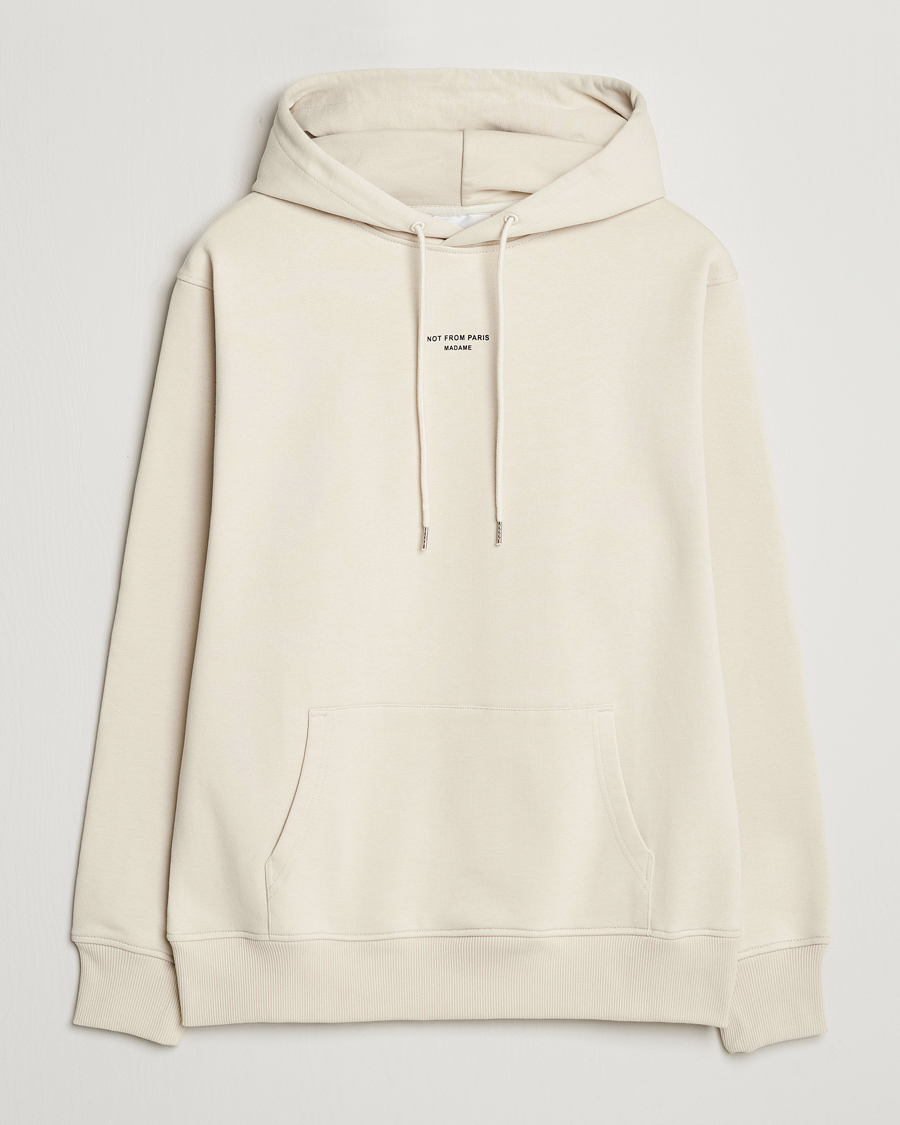 Herre | Trøjer | Drôle de Monsieur | Classic Slogan Hoodie Mastic