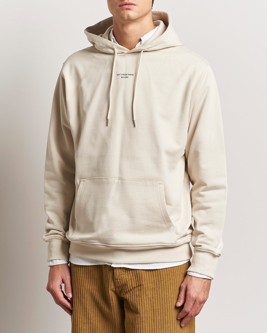 Herre | Trøjer | Drôle de Monsieur | Classic Slogan Hoodie Mastic