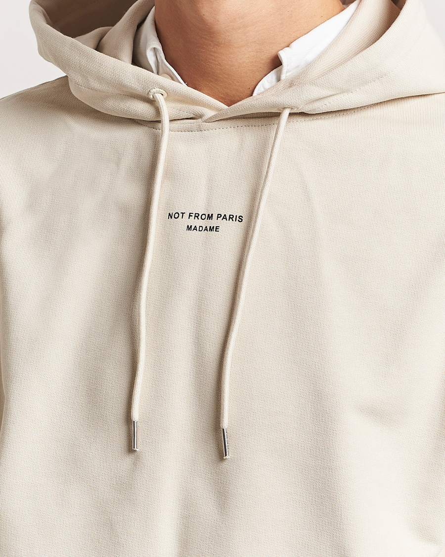 Herre | Trøjer | Drôle de Monsieur | Classic Slogan Hoodie Mastic