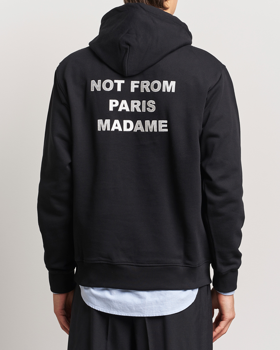 Herre | Trøjer | Drôle de Monsieur | Slogan Hoodie Black