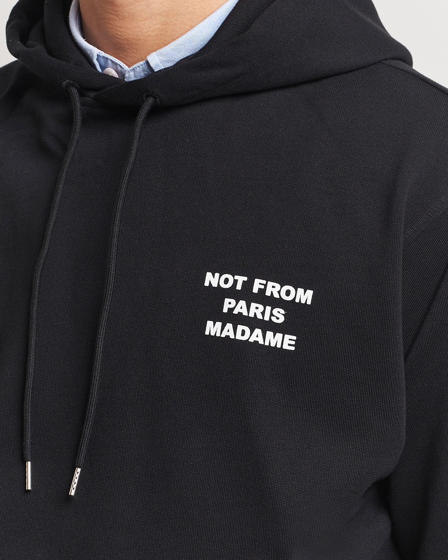 Herre | Trøjer | Drôle de Monsieur | Slogan Hoodie Black