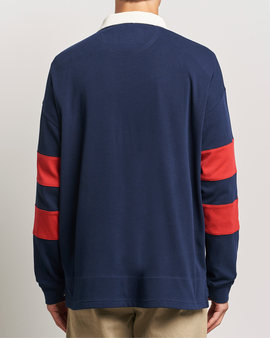 Herre | Trøjer | GANT 240 Mulberry Street | Vintage Washed Heavy Rugger Classic Blue