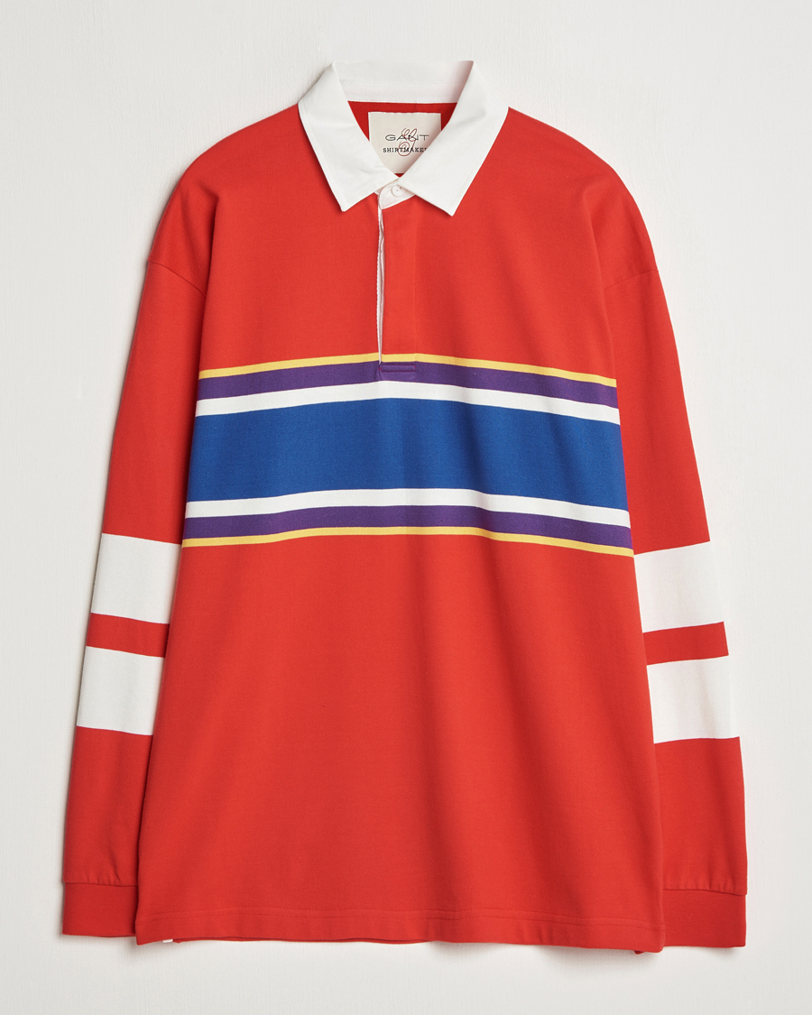 Herre | Trøjer | GANT | Vintage Heavy Rugger Bright Red