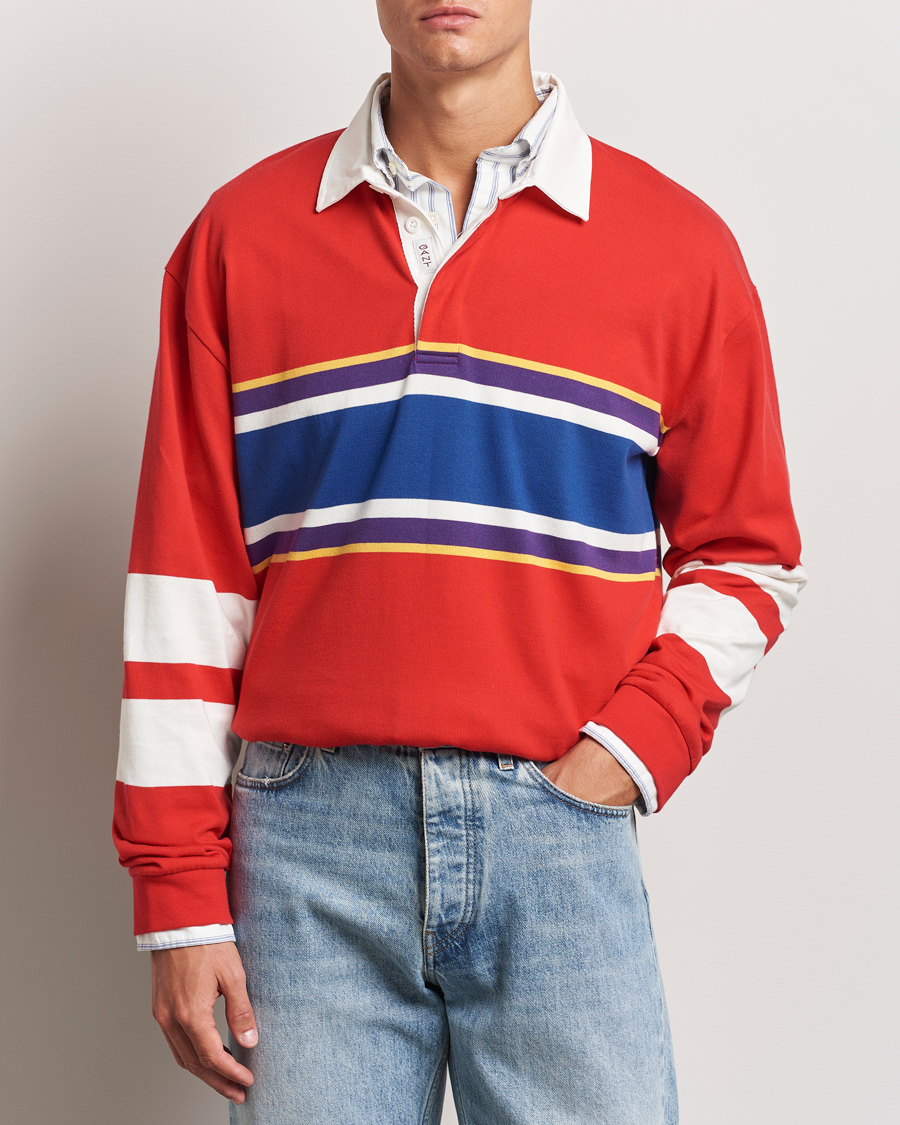 Herre | Trøjer | GANT | Vintage Heavy Rugger Bright Red