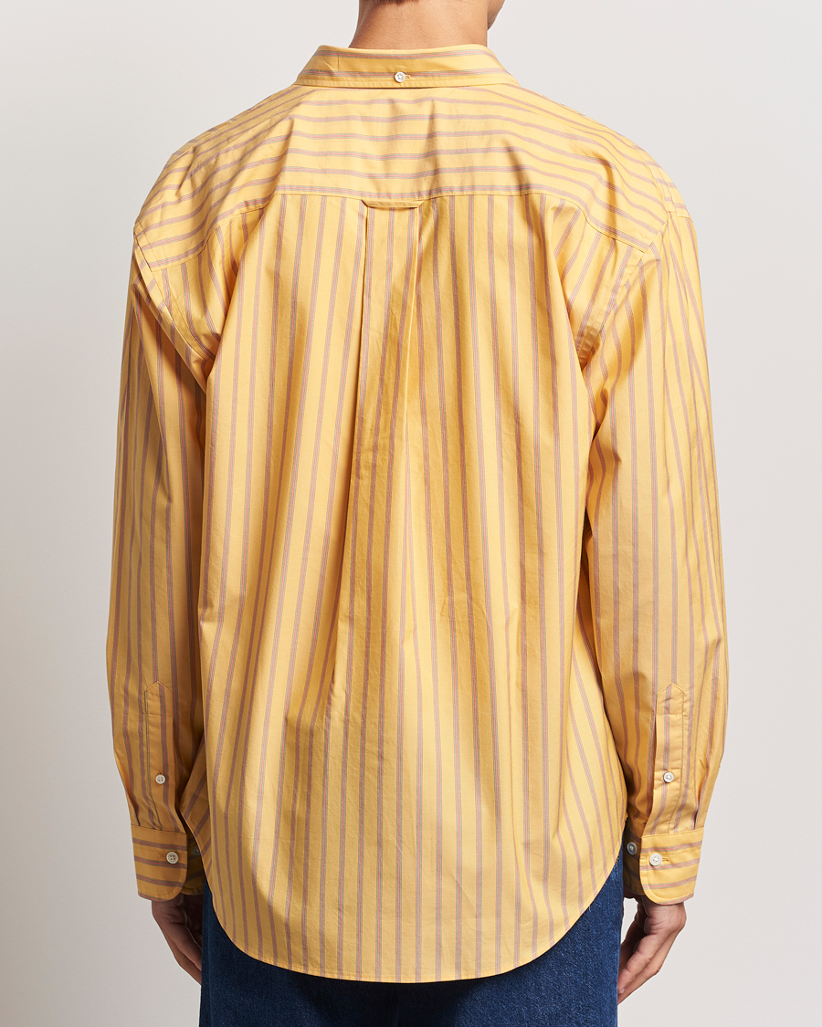 Herre | Skjorter | GANT | Rel Herigate Poplin Stripe Shirt Faded Sunset