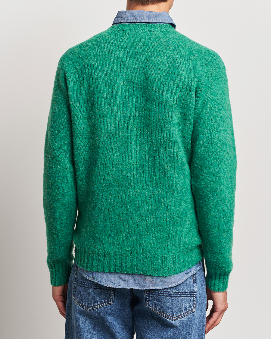 Herre | Trøjer | Harley Of Scotland | Brushed Supersoft Lambswool Crewneck Pixie