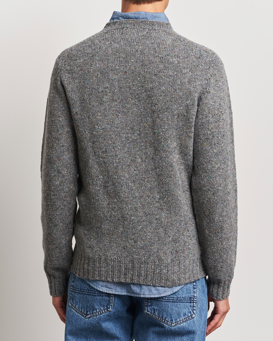 Herre | Trøjer | Harley Of Scotland | Donegal Wool Crewneck Grey