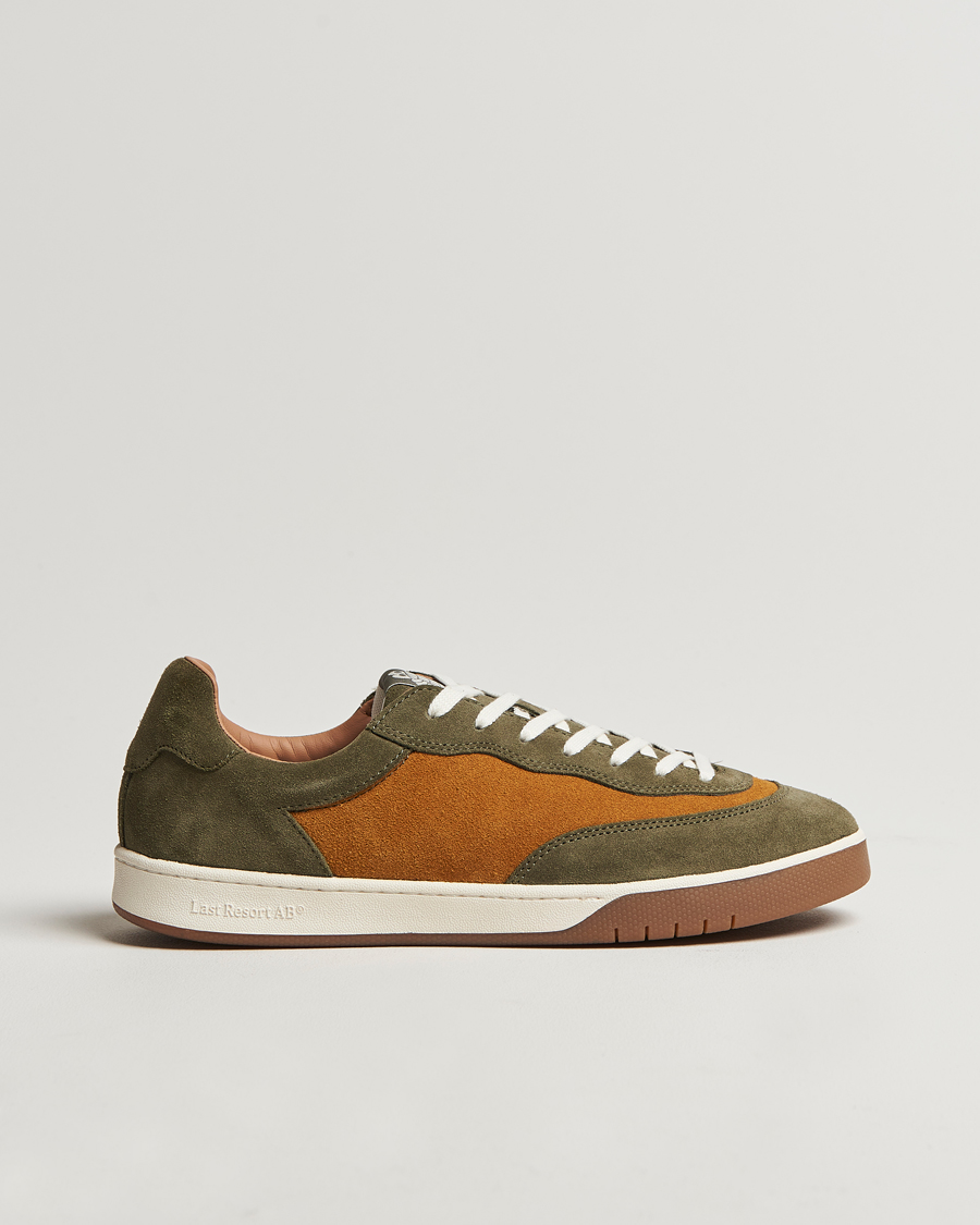 Herre | Last Resort CM001 Suede Sneaker Olive/Golden Brown | Last Resort | CM001 Suede Sneaker Olive/Golden Brown