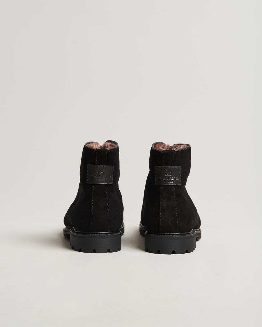 Herre | Ludwig Reiter Après Ski Black Suede | Ludwig Reiter | Après Ski Black Suede