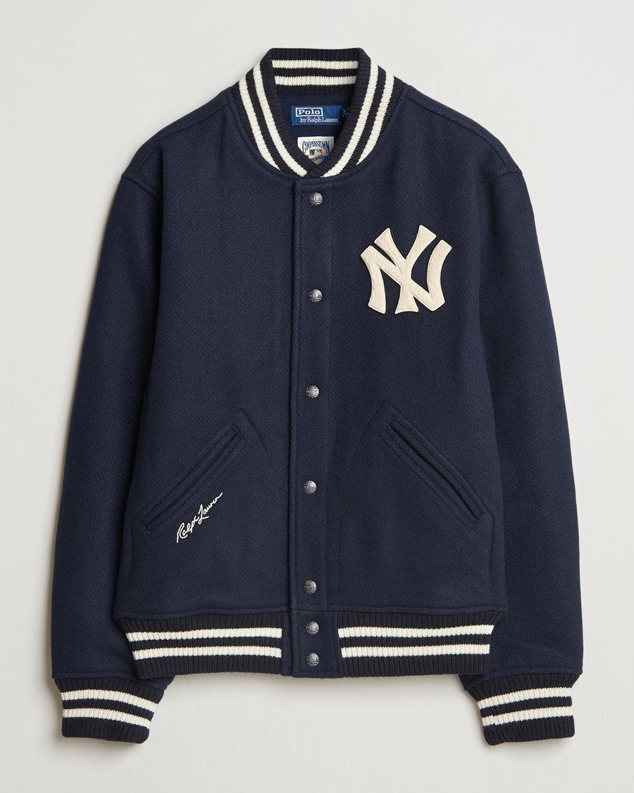 Herre | Jakker | Polo Ralph Lauren | MLB Bomber Jacket Hunter Navy