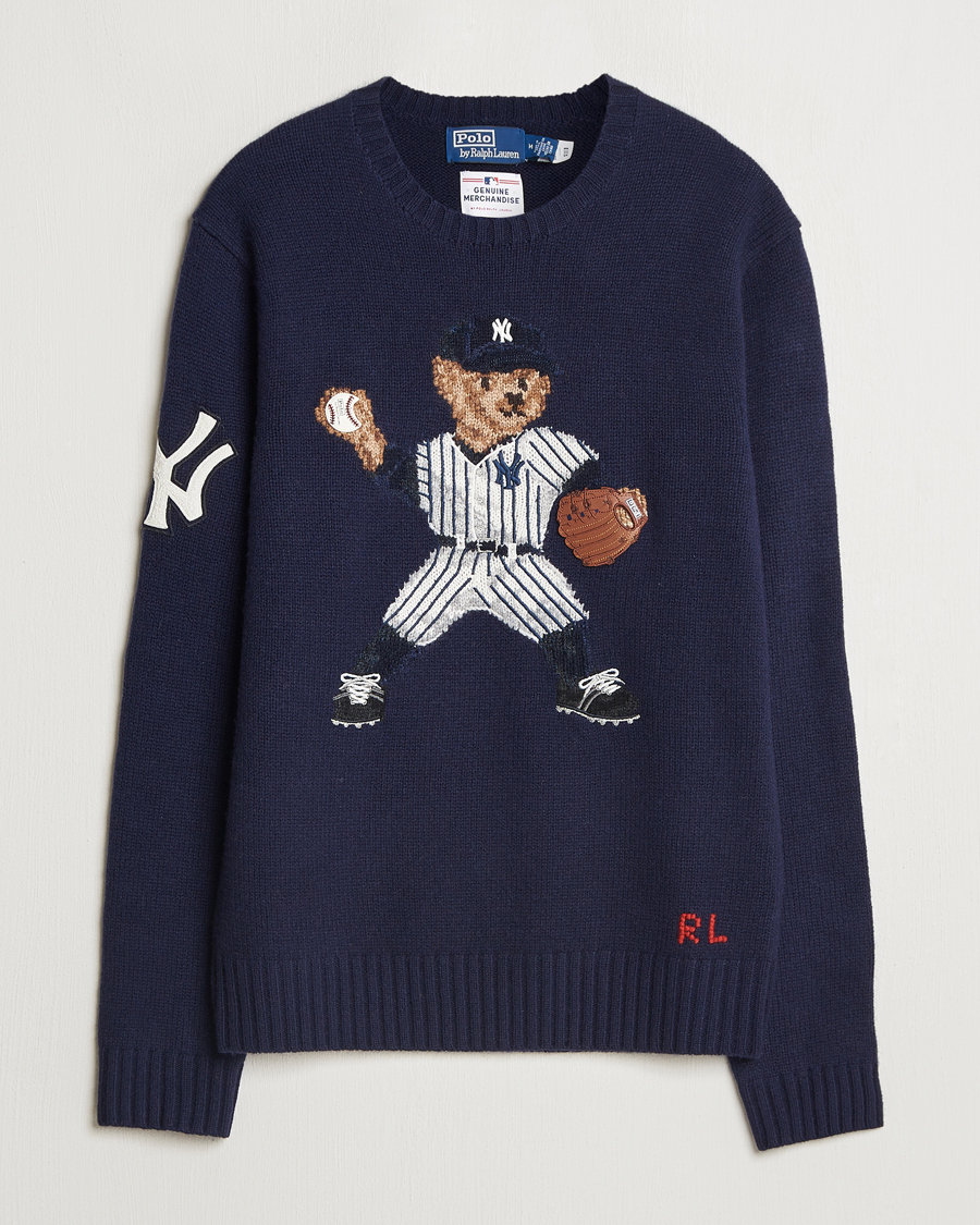 Herre | Trøjer | Polo Ralph Lauren | MLB Sweater Bear Navy Combo