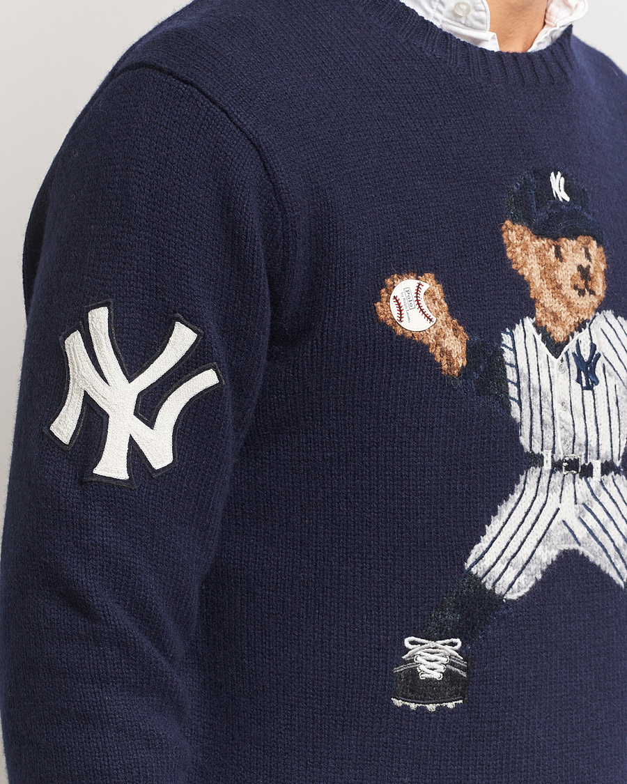 Herre | Trøjer | Polo Ralph Lauren | MLB Sweater Bear Navy Combo