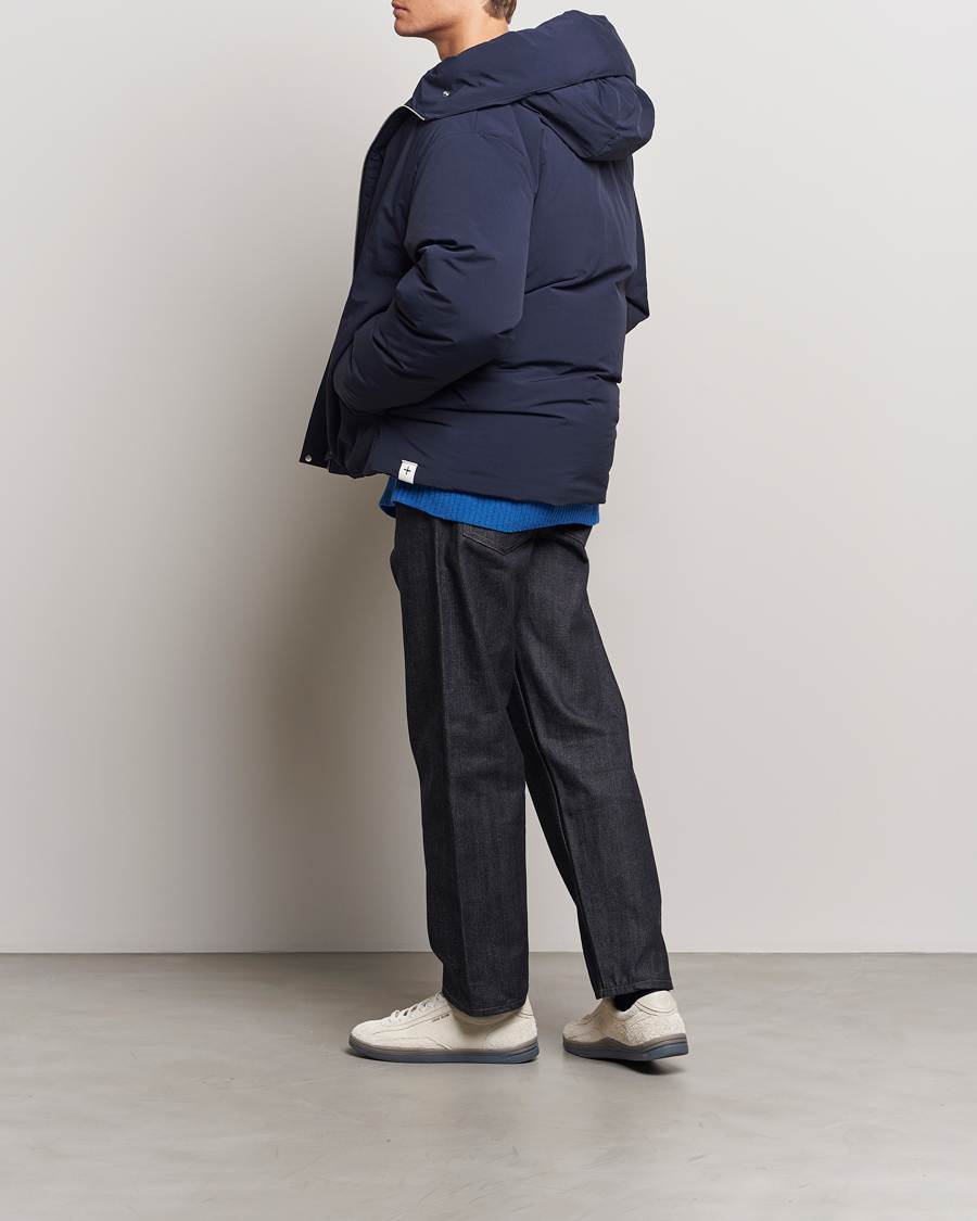 Herre | Jakker | Jil Sander | Hooded Down Jacket Navy